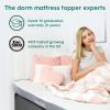 image:imageSleepyhead Full XL 3 Inch Mattress Topper Super Gel amp CopperInfused Memory Foam for College Dorm Beds Cooling amp Support Made in USA Removable Washable Cover CertiPURUS Certified XL Full 3Full XL