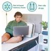 image:imageSleepyhead Twin 3 Inch Mattress Topper for College Dorm Beds Cooling Gel Memory Foam PressureRelieving Comfort Removable Washable Cover CertiPURUS Certified Twin 3Full XL