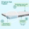 image:imageSleepyhead Twin 3 Inch Mattress Topper for College Dorm Beds Cooling Gel Memory Foam PressureRelieving Comfort Removable Washable Cover CertiPURUS Certified Twin 3Full XL