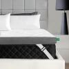 image:imageSleepyhead Twin 3 Inch Mattress Topper for College Dorm Beds Cooling Gel Memory Foam PressureRelieving Comfort Removable Washable Cover CertiPURUS Certified Twin 3Queen