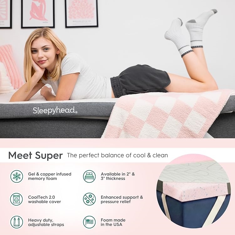 Sleepyhead: Cooling Mattress Toppers for University Dorms